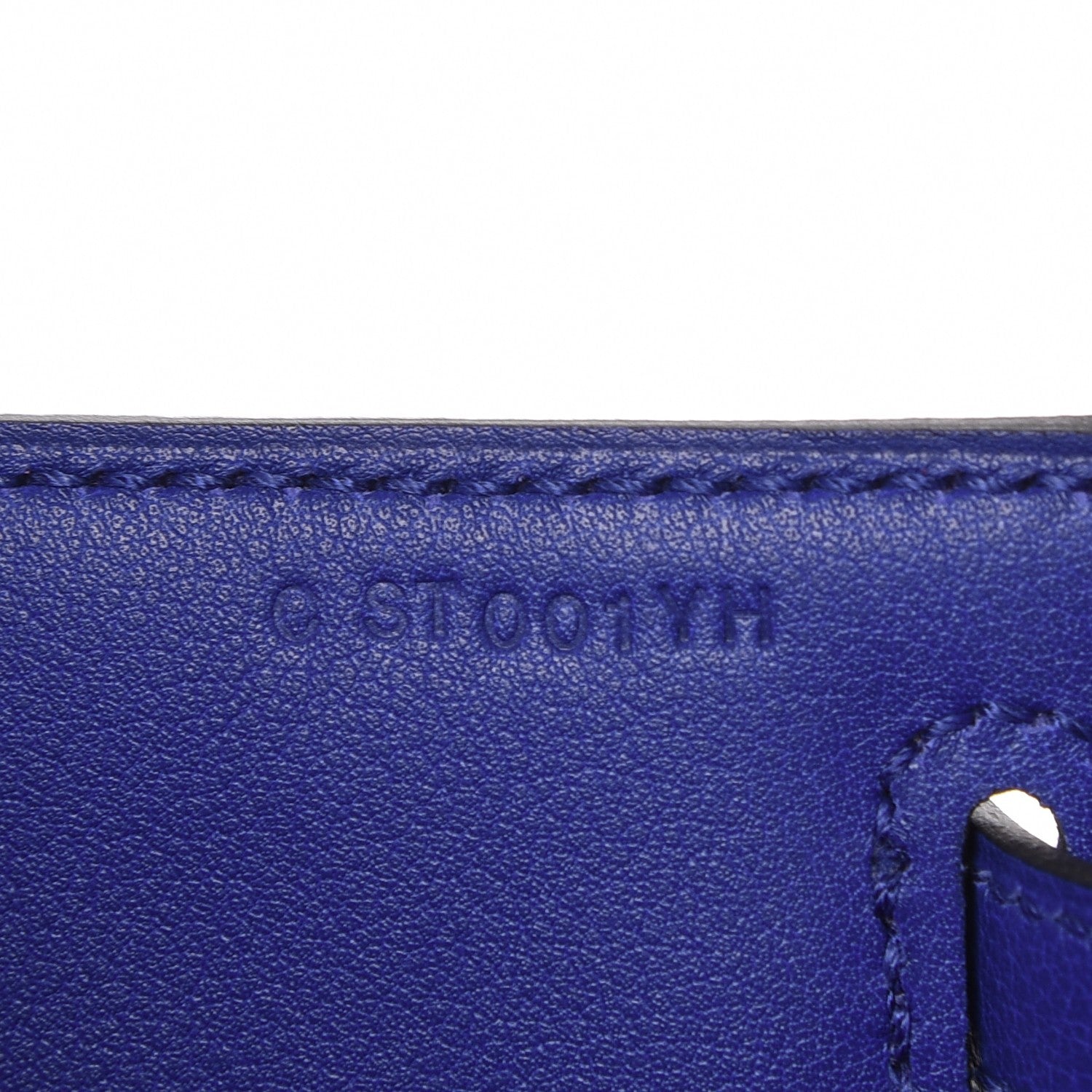 Hermes Swift Kelly Pochette Clutch Bleu Electrique 21 of 26
