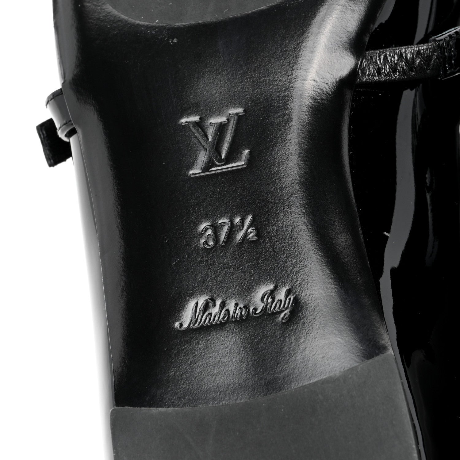 Louis Vuitton Patent Uniformes Ballet Flats 37.5 Black 6 of 7