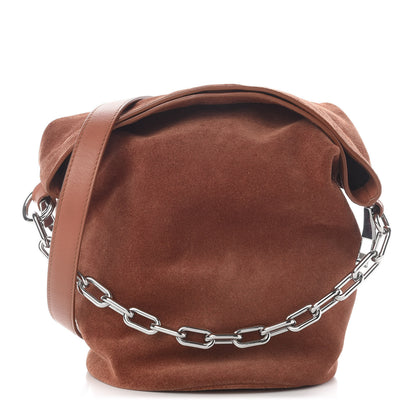 Alexander Wang Suede Attica Chain Dry Sack Bucket Bag Terracotta 1 of 7