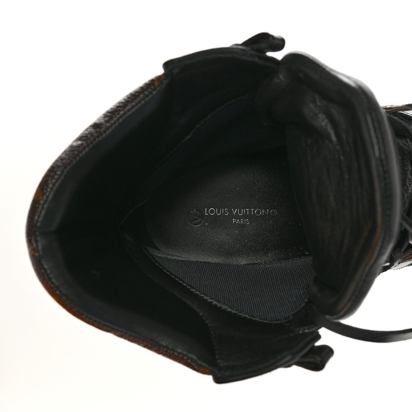 Suede Calfskin Monogram Star Trail Ankle Boots 39 Black