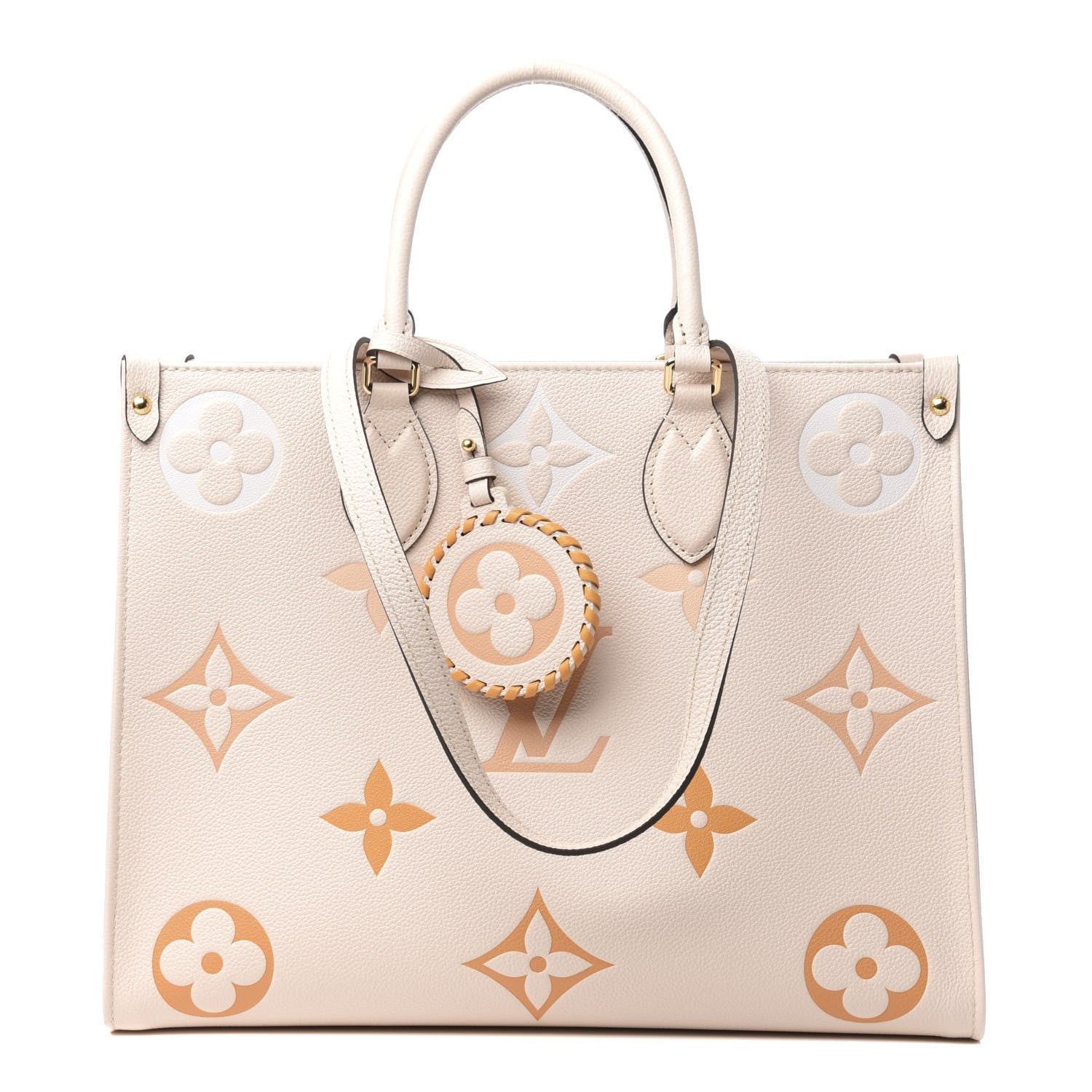 Louis Vuitton Empreinte Monogram Giant By The Pool Onthego MM Cream Saffron 1 of 10