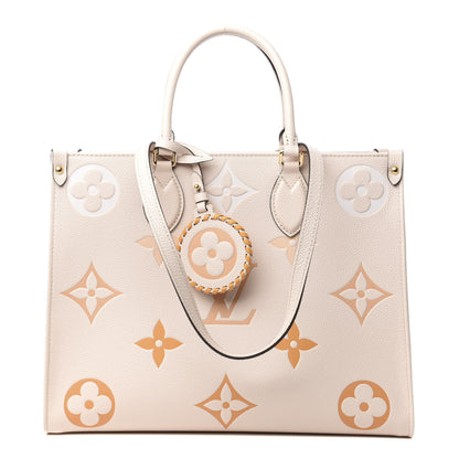 Louis Vuitton Empreinte Monogram Giant By The Pool Onthego MM Cream Saffron 1 of 10