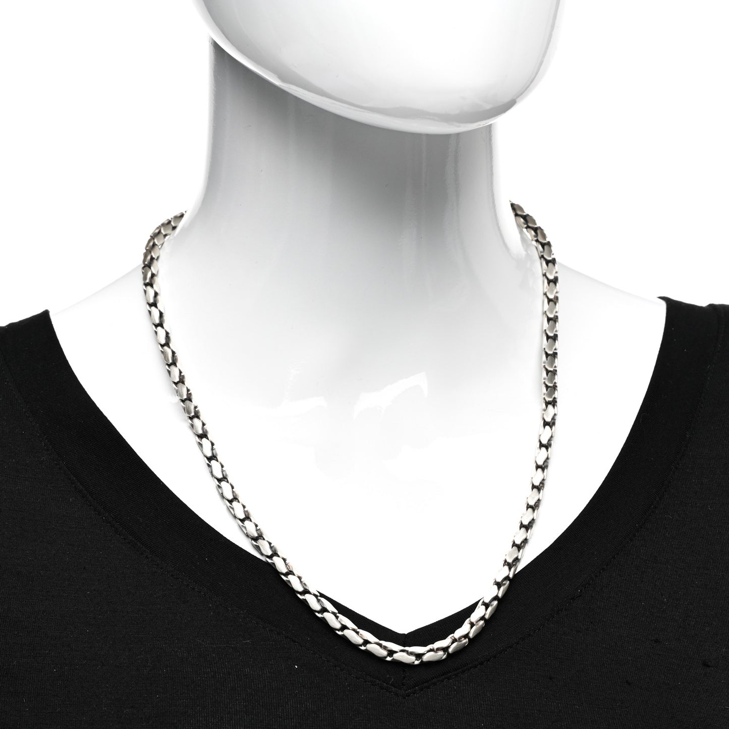 DAVID YURMAN Sterling Silver 5mm Fluted Chain Necklace