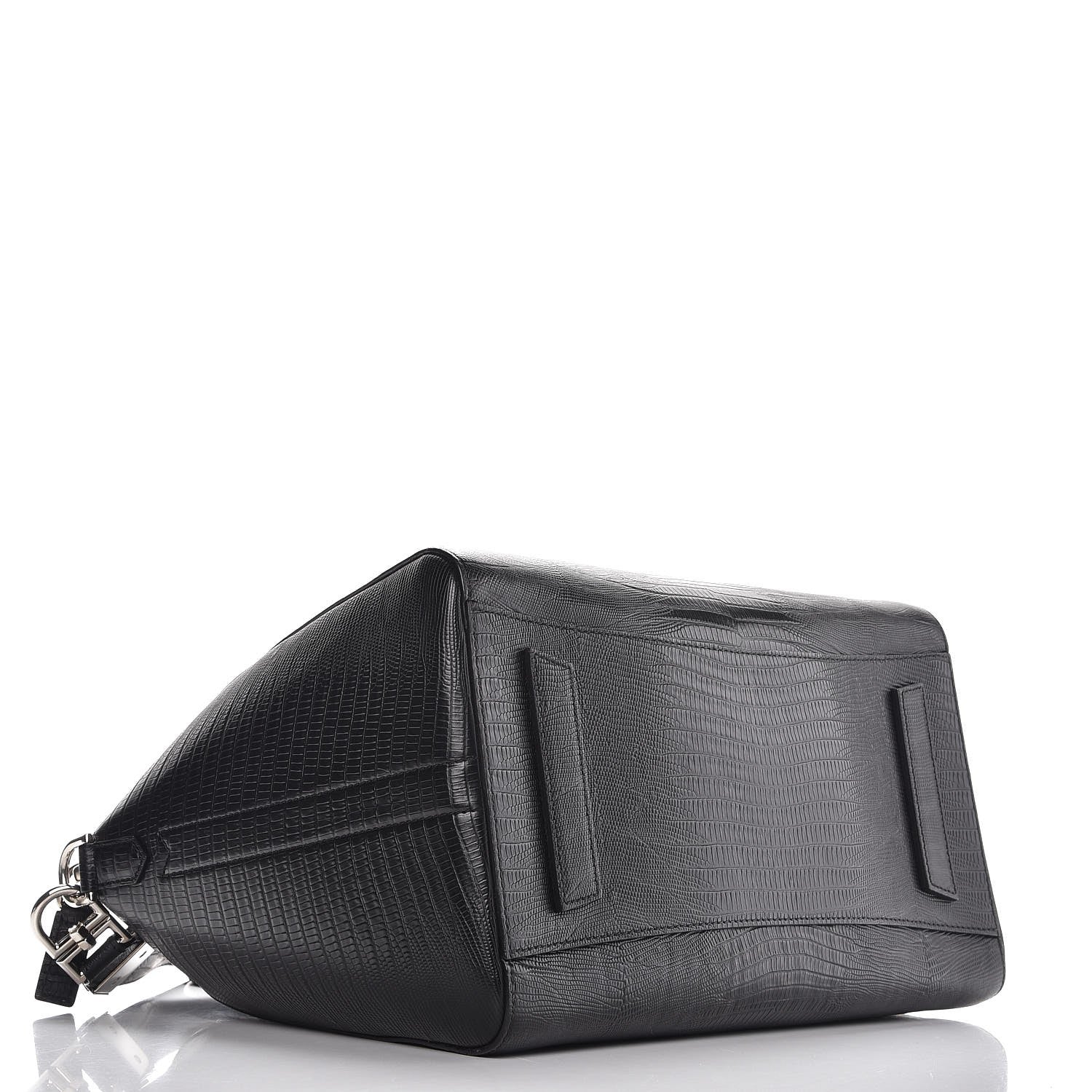 Givenchy Calfskin Lizard Embossed Medium Antigona Black 4 of 7