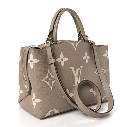 Louis Vuitton Empreinte Monogram Giant Petit Palais Tourterelle Creme 3 of 9