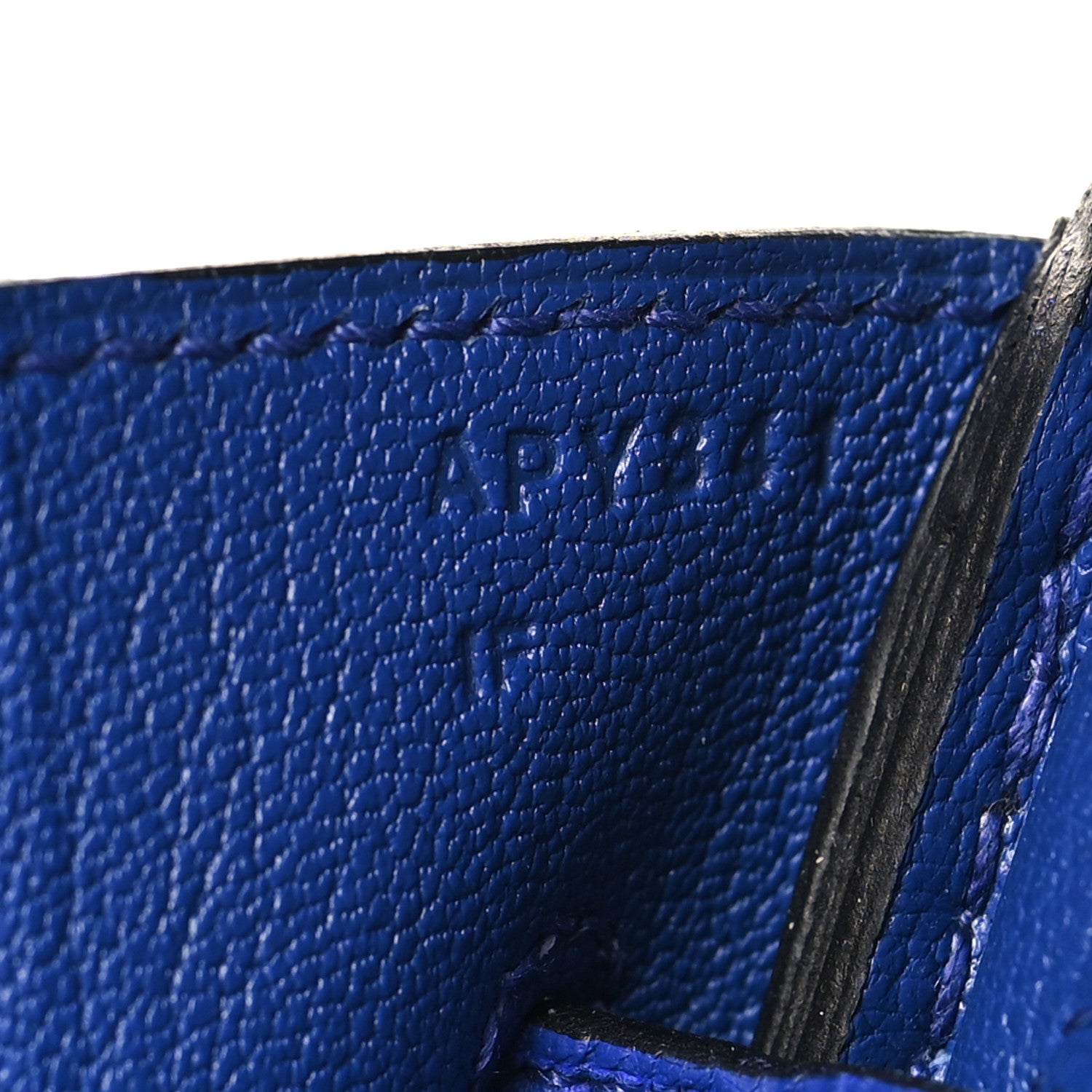 Hermes Taurillon Clemence Birkin 35 Bleu Electrique 7 of 12