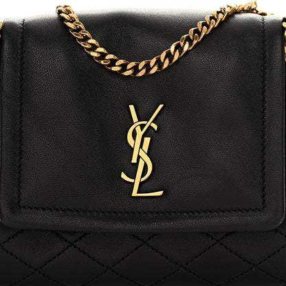 Saint Laurent Lambskin Quilted Monogram Mini Nolita Black 8 of 11