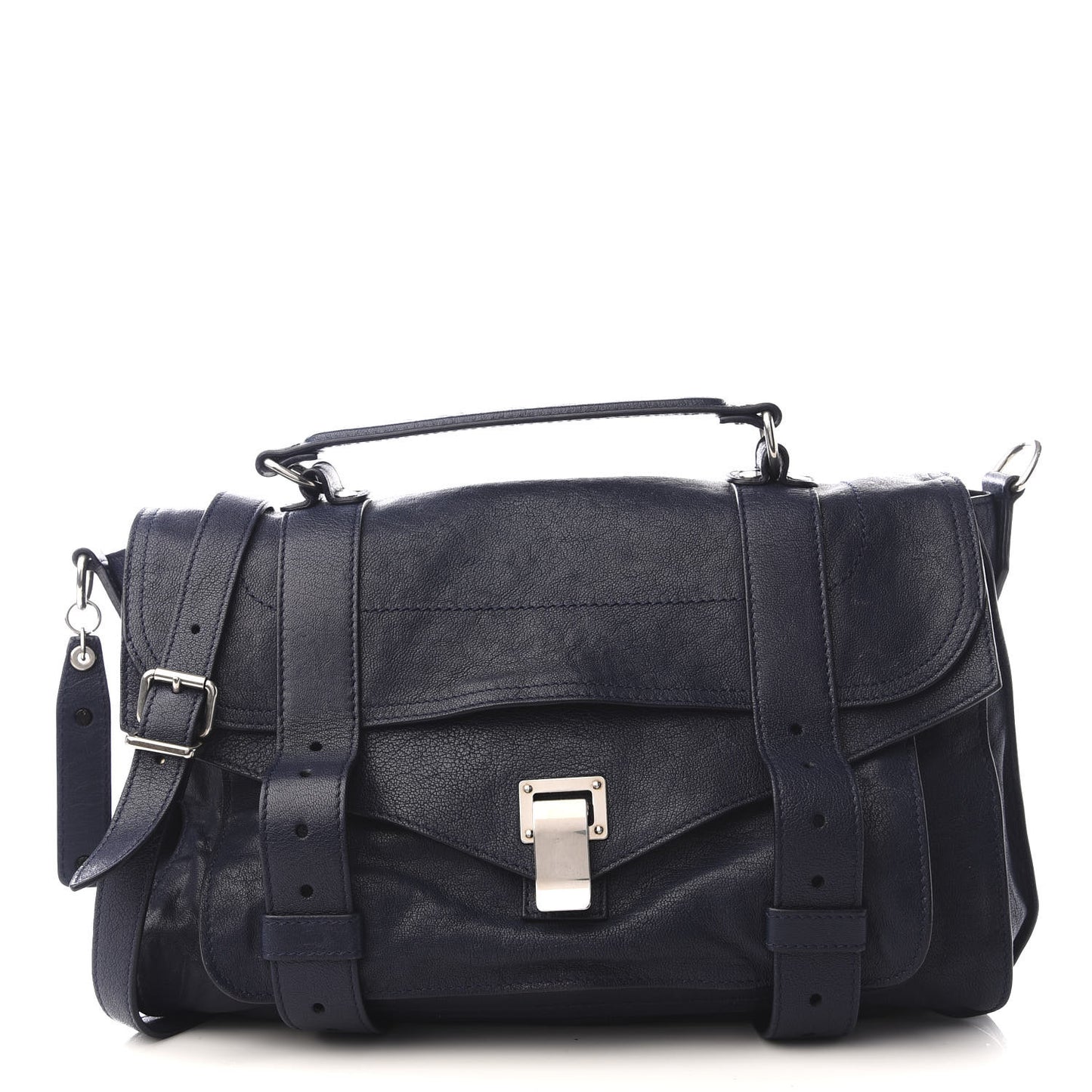 Lambskin Medium PS1 Satchel Midnight