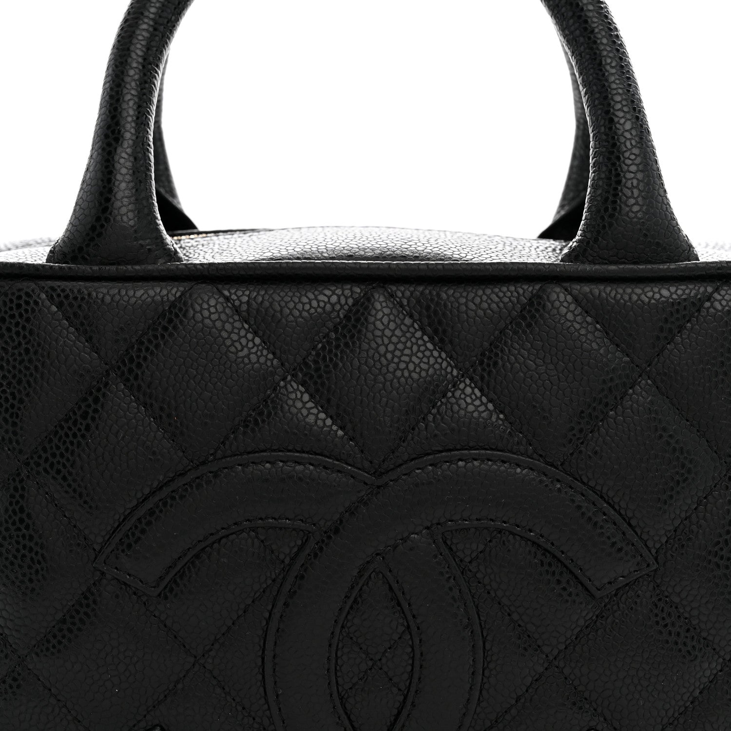 Chanel Caviar Quilted Small Bowler Black 8 of 12