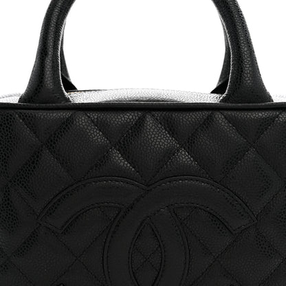 Chanel Caviar Quilted Small Bowler Black 8 of 12