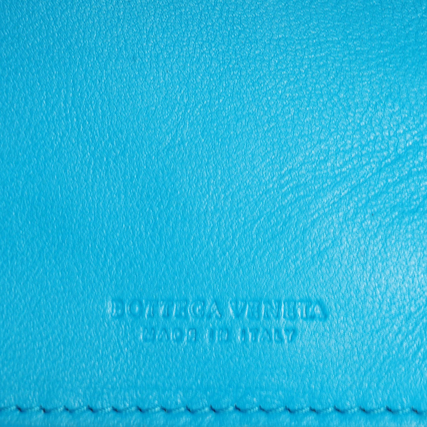 Bottega Veneta Nappa Intrecciato Continental Flap Wallet Turquoise 7 of 8