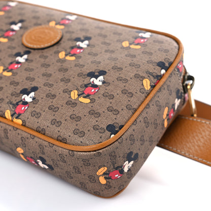 Gucci X DISNEY Mini Vintage GG Supreme Monogram Mickey Mouse Small Belt Bag 90 36 Beige Vintage Sun Oil 9 of 9