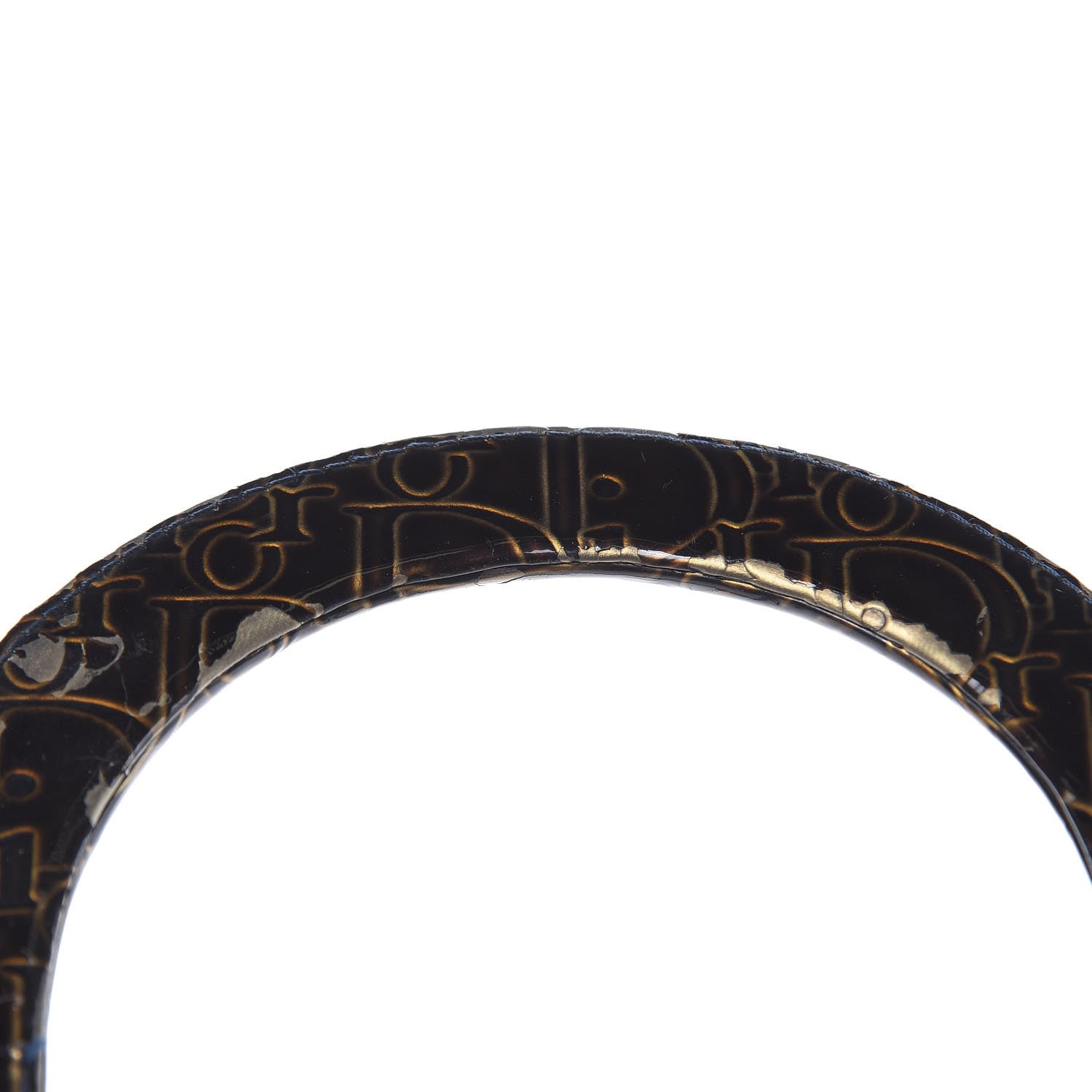 Christian Dior Patent Ultimate Medium Lady Dior Brown 15 of 19