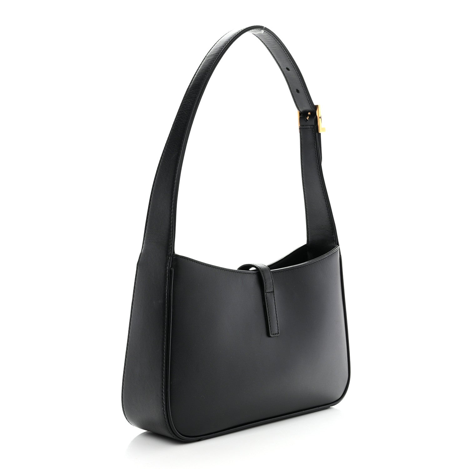 Saint Laurent Smooth Calfskin Le 5 A 7 Hobo Black 3 of 11