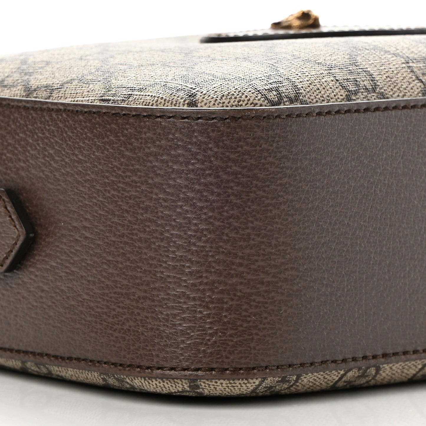 GG Supreme Monogram Web Neo Vintage Shoulder Bag Beige New Acero Crop