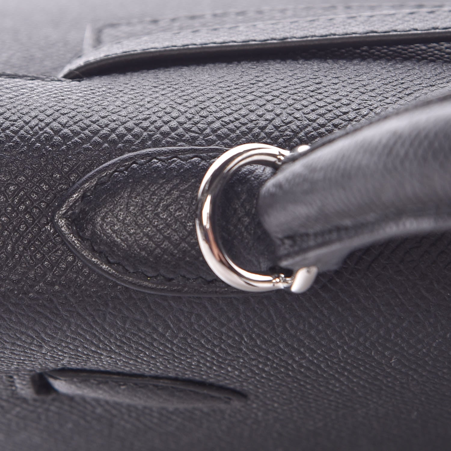 Hermes Epsom Kelly Sellier 25 Black 13 of 38