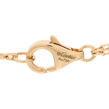 Cartier 18K Yellow Gold 2 Diamond LOVE Necklace 4 of 5