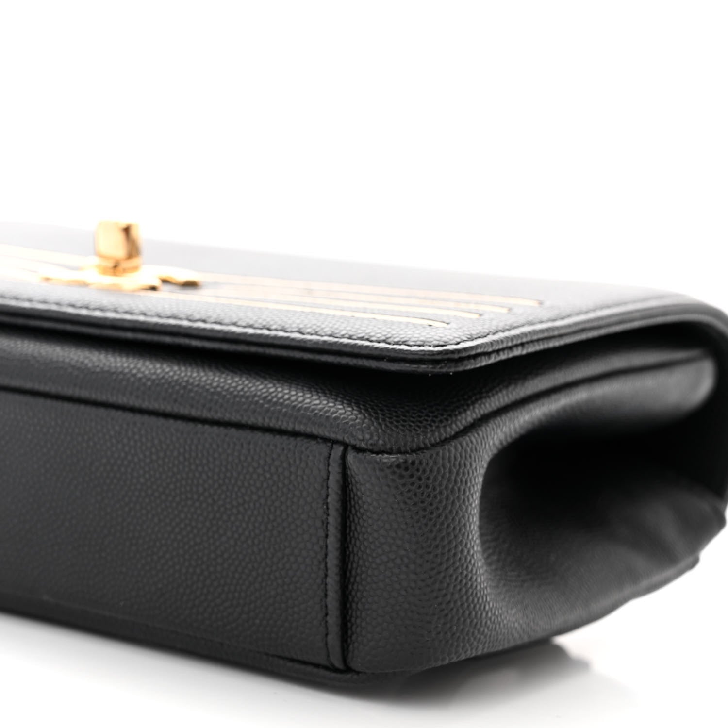 Chanel Grained Calfskin Embroidered Captain Gold Belt Bag Black 9 of 9