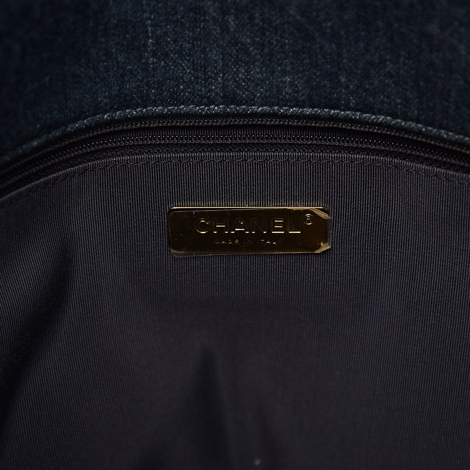 Chanel Denim Quilted Maxi Chanel 19 Flap Blue 5 of 10