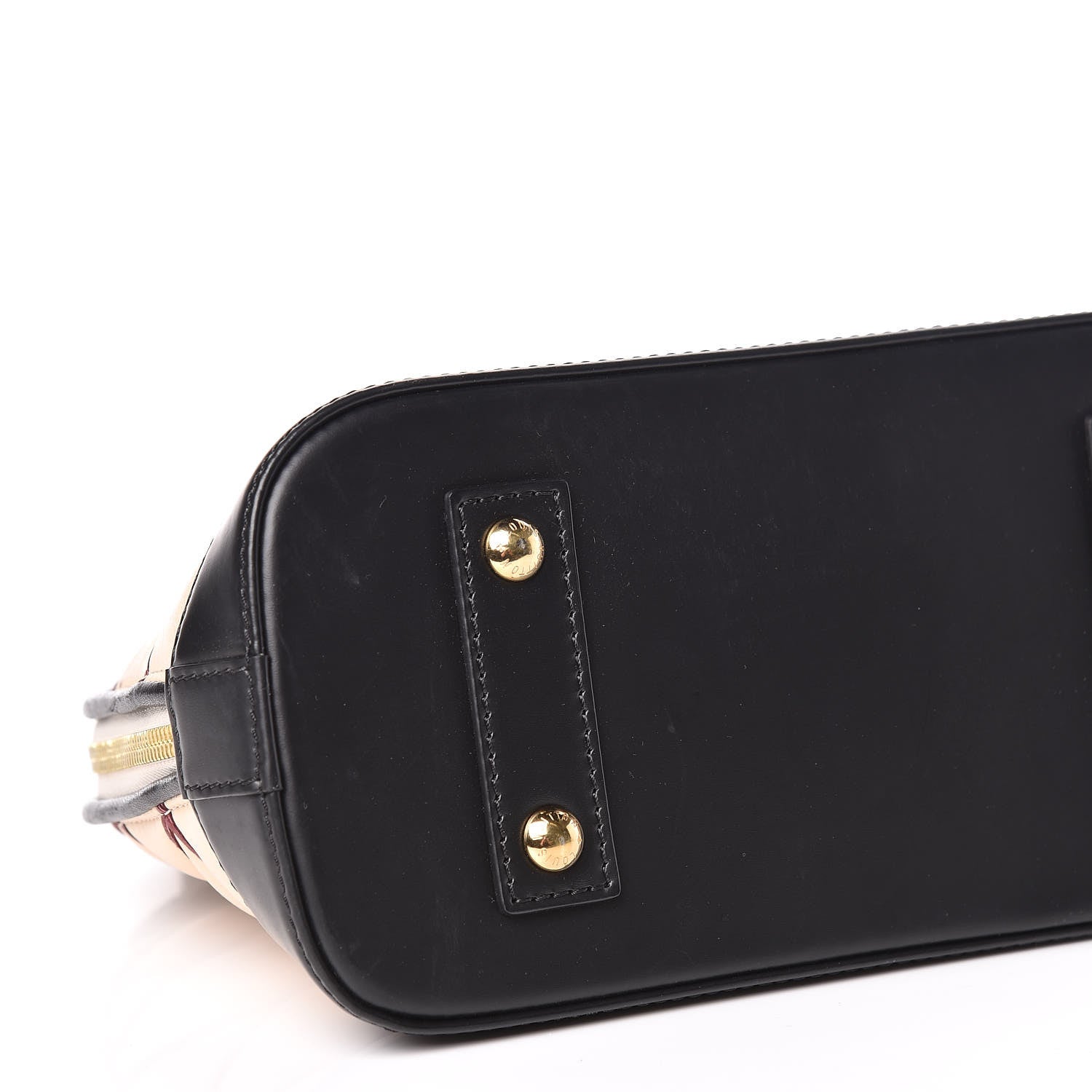 Louis Vuitton Lambskin Malletage Alma BB Natural 5 of 12