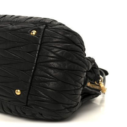 Miu Miu Nappa Matelasse Top Handle Black 11 of 11