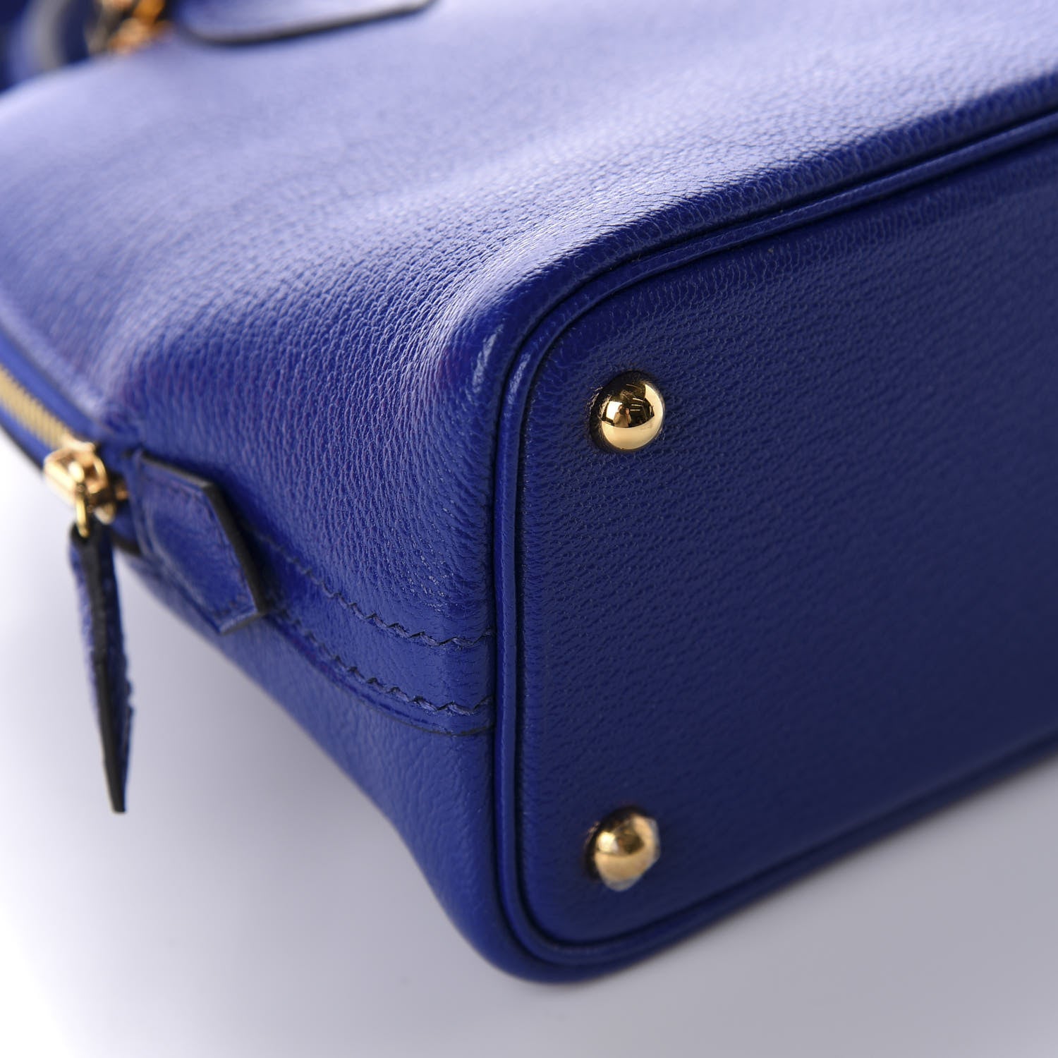 Hermes Chevre Mysore Mini 1923 Bolide Bleu Electrique 6 of 10