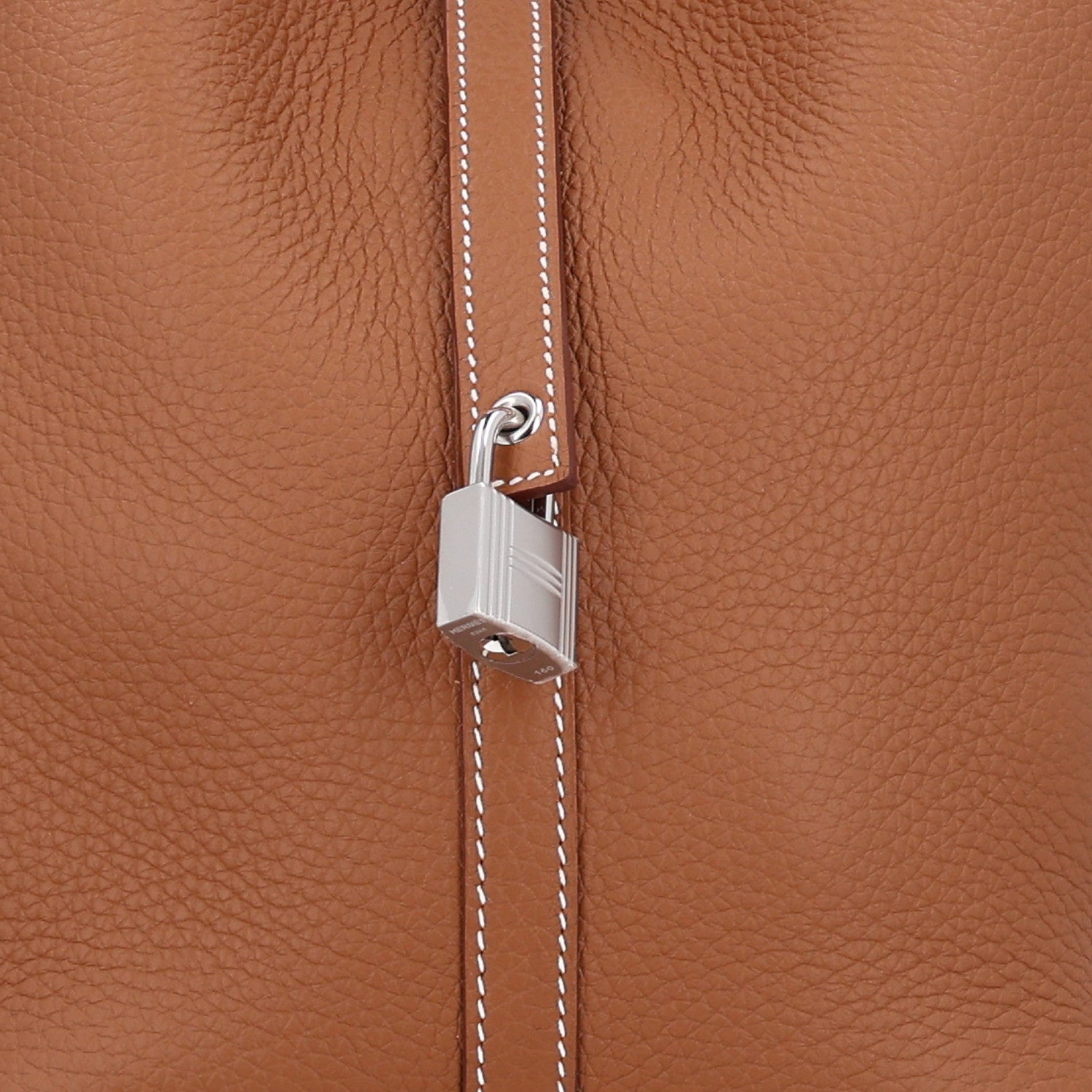 Hermes Taurillon Clemence Picotin Lock 22 MM Gold 8 of 11