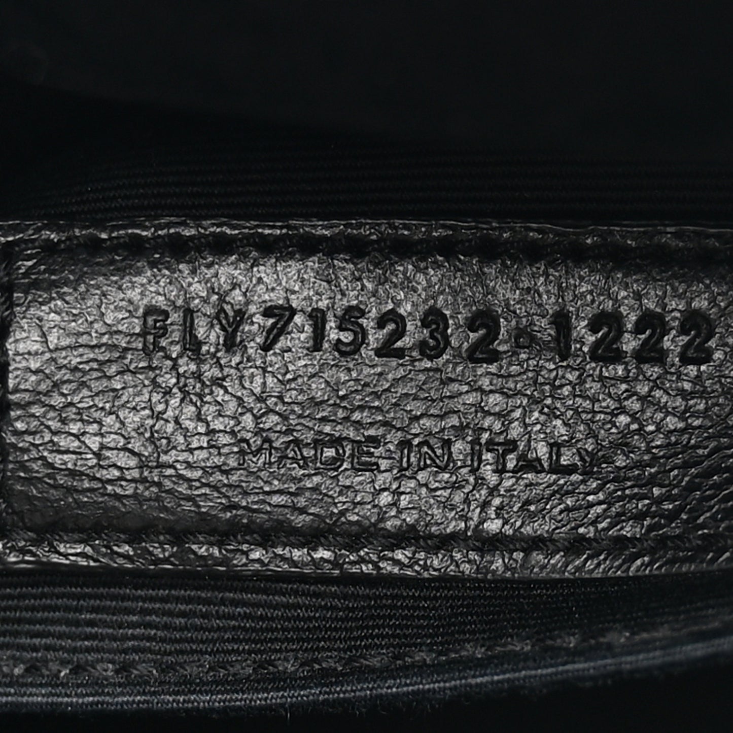 Calfskin Matelasse Monogram Lou Camera Bag Black