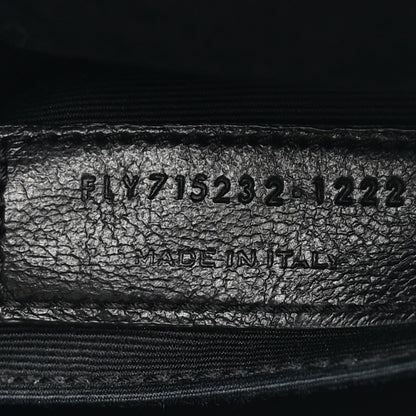 Saint Laurent Calfskin Matelasse Monogram Lou Camera Bag Black 6 of 12