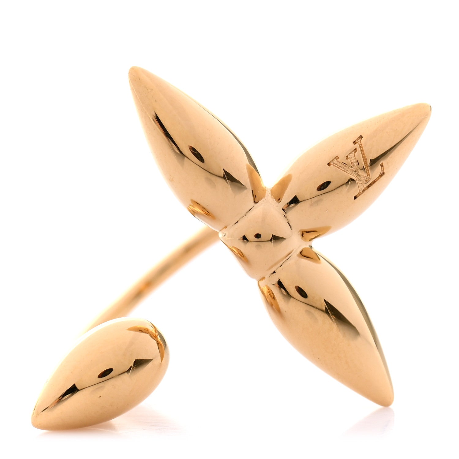 Louis Vuitton Louisette Ring 6 Gold 1 of 5