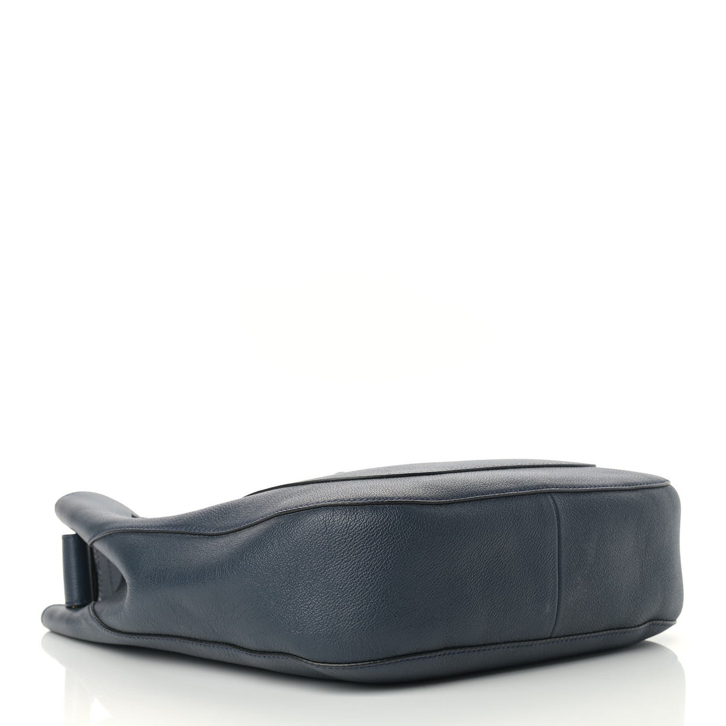 Grainy Calfskin Small Elmstone Hobo Navy