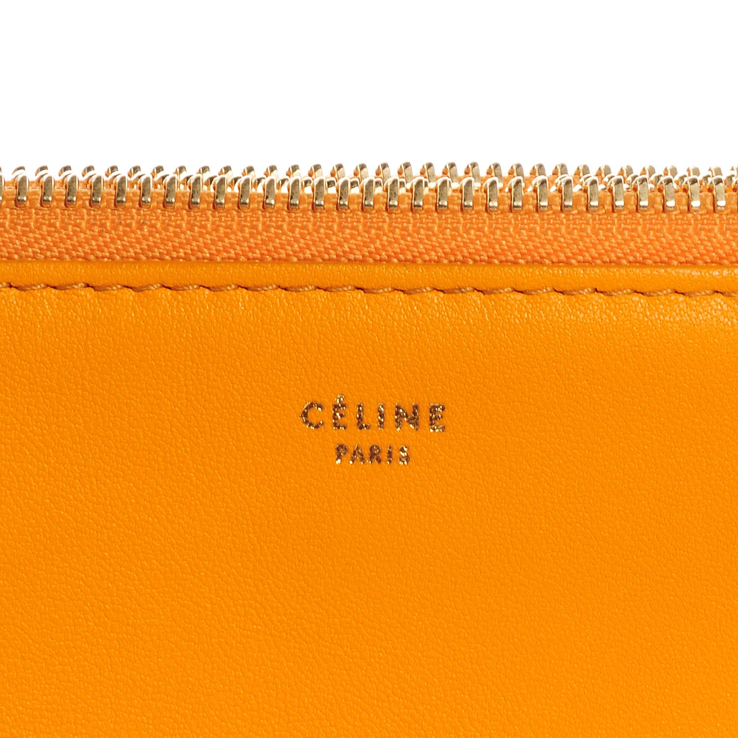 Celine Lambskin Trio Crossbody Bag Sunflower 7 of 8