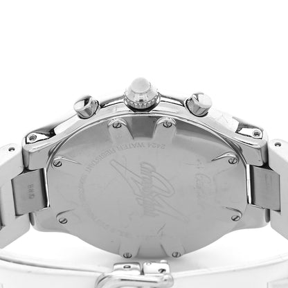 Cartier Stainless Steel Rubber 38mm Must 21 Chronoscaph Quartz Watch 4 of 5