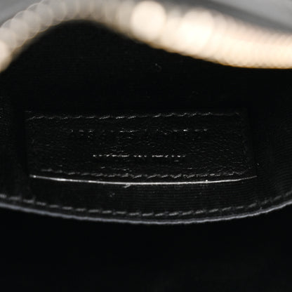 Saint Laurent Calfskin Matelasse Monogram Lou Camera Bag Black 8 of 11