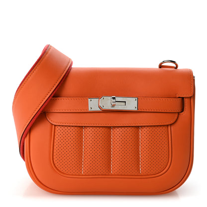 Hermes Swift Mini Sac Berline Orange 1 of 12