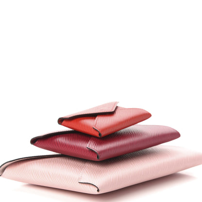 Louis Vuitton Epi Kirigami Pochette Set Rose Ballerine Fuchsia Coquelicot 8 of 11