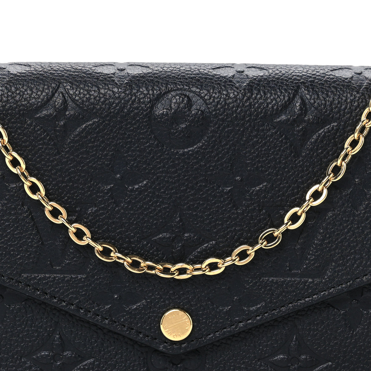 Empreinte Pochette Felicie Chain Wallet Black