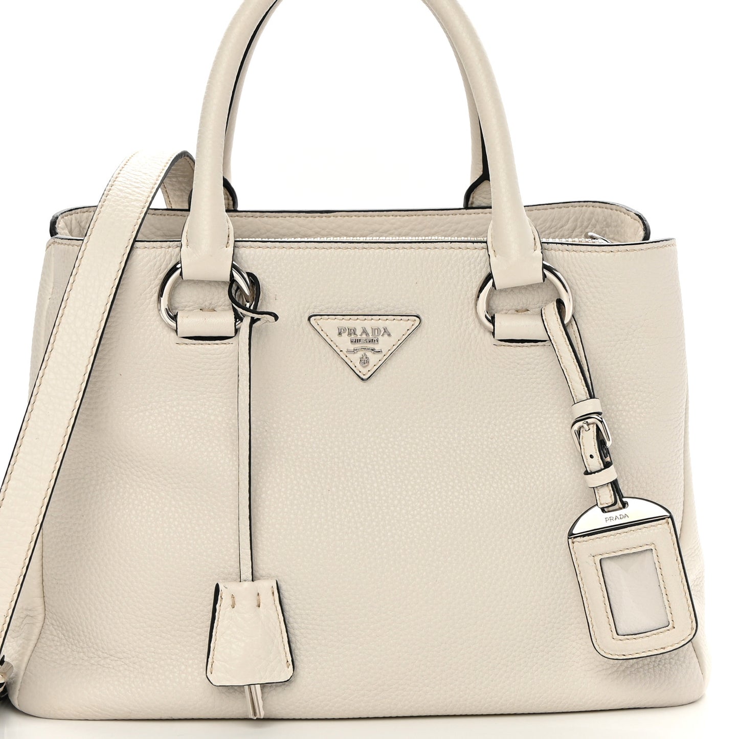 Vitello Daino Shopping Tote Talco