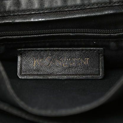 Saint Laurent Sheepskin Small Cabas ChYc Black 6 of 14