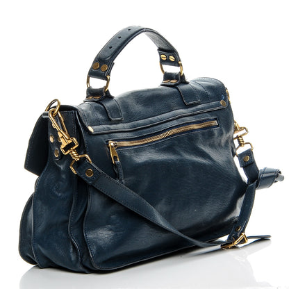 Proenza Schouler Lambskin Medium PS1 Satchel Midnight 3 of 14