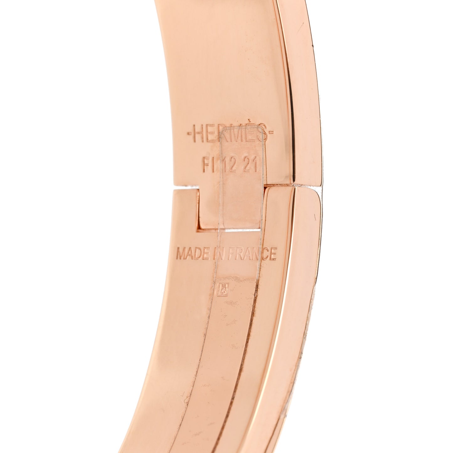 Enamel Narrow Print Dans Les Nuages Clic Clac H Bracelet PM Songe Pastel