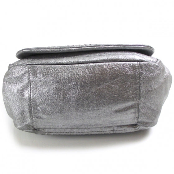 Luxe Ligne Flap Bag Silver