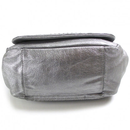 Chanel Luxe Ligne Flap Bag Silver 4 of 13