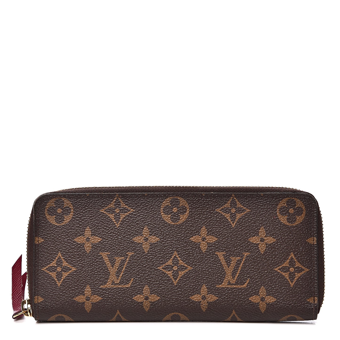 Monogram Clemence Wallet Fuchsia