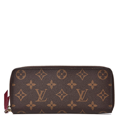 Louis Vuitton Monogram Clemence Wallet Fuchsia 1 of 13