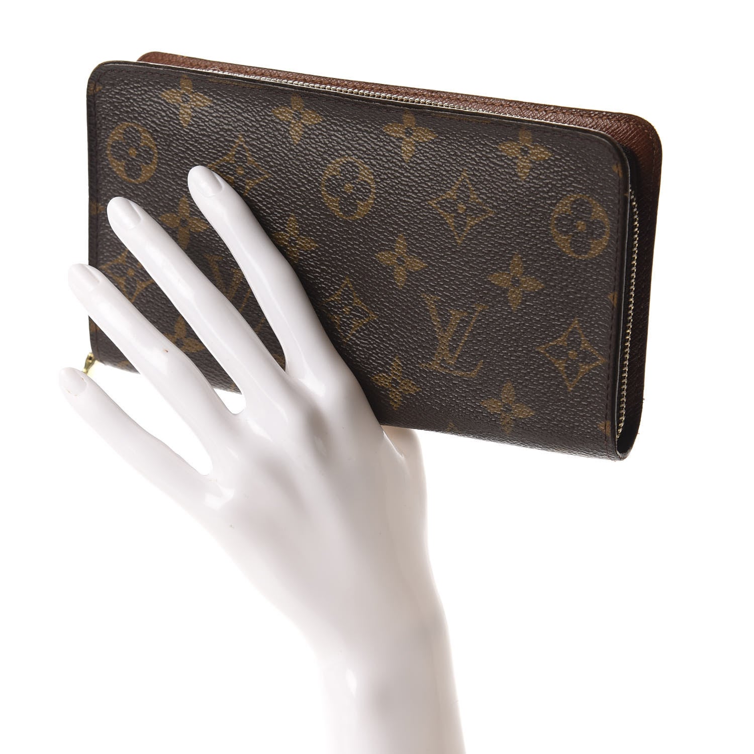 Louis Vuitton Monogram Porte-Monnaie Zippy Wallet 2 of 9
