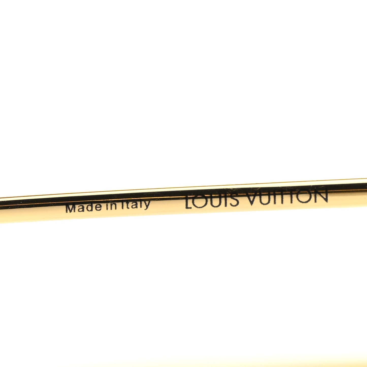 Metal LV Charm Cat Eye Sunglasses Z1720U Gold