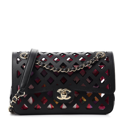 Chanel Lambskin Small Sea Through Flap Black 1 of 14