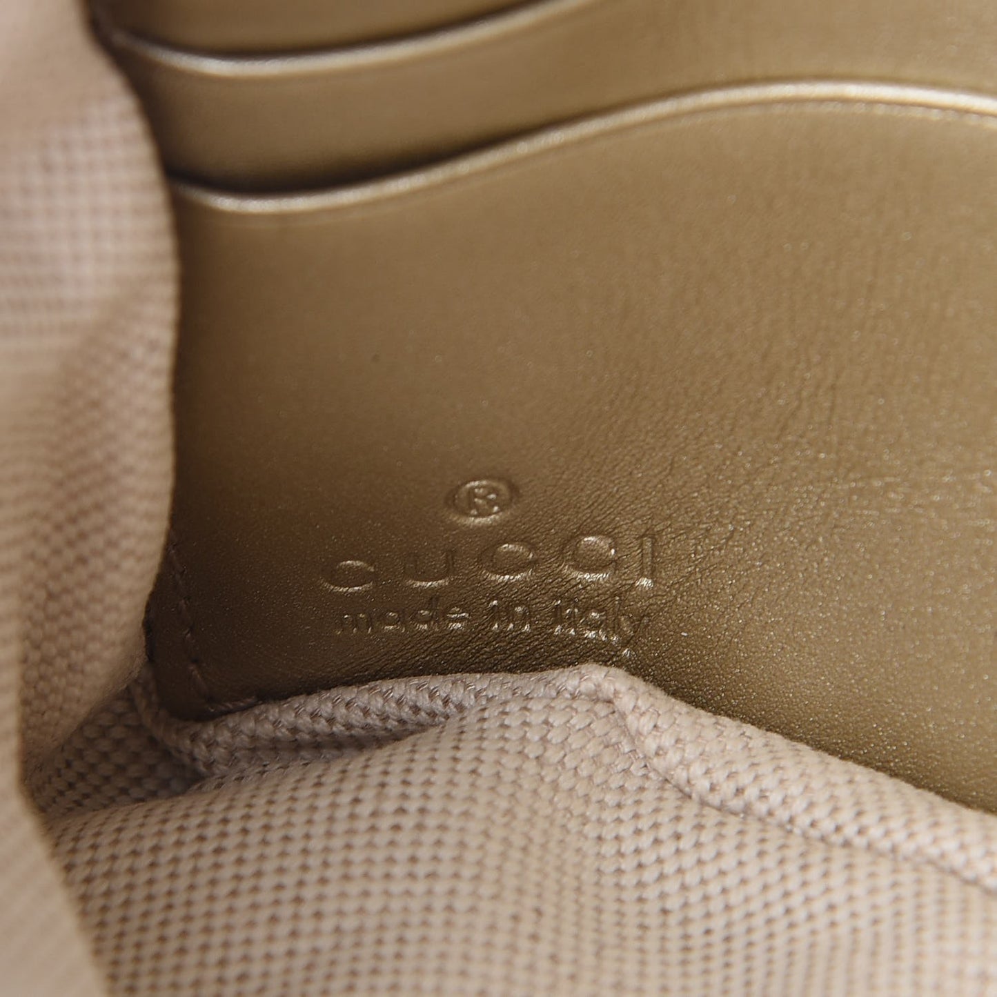 Monogram Mayfair Wristlet Champagne