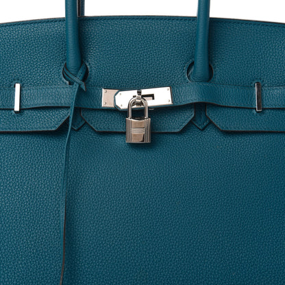 Hermes Togo Birkin 35 Cobalt 10 of 14